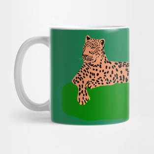 African cheetah, endangered animal in the world Mug